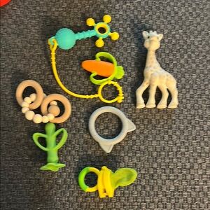 Blue and Yellow Learning Toys with Animal Shapes